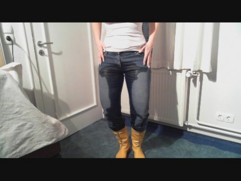 Wellington boots, jeans and Piss - Finally!