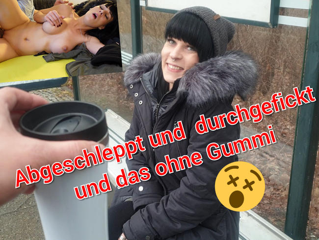 Public abgeschleppt und durchgefickt Heftiger AO Creampie