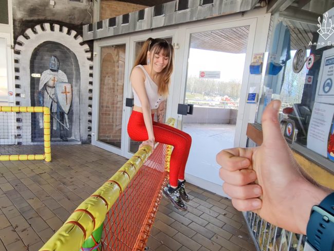 Heimlich im FREIZEITPARK gefickt und bespritzt!!